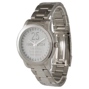Hartelijk dank, 25e Jubileum werknemer, werkhorlog Horloge