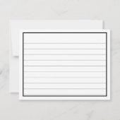 Hartelijk dank: 80th Black/White Bday Number Patte (Achterkant)