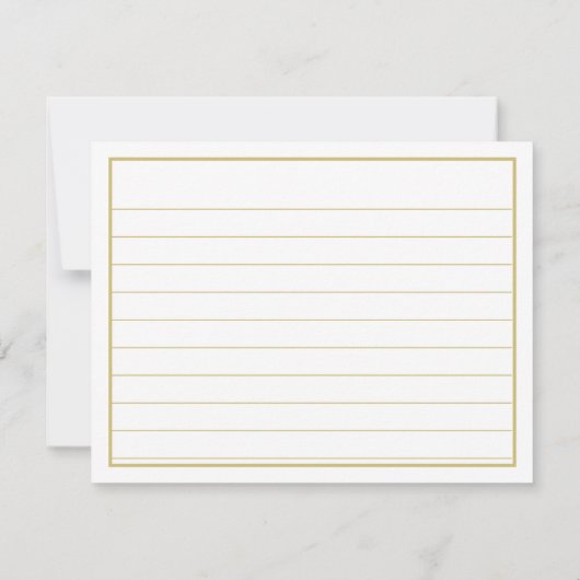 Hartelijk dank: 80th White/Gold Bday Number Patter (Achterkant)