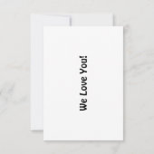 Hartelijk dank aan al onze verpleegsters Red Bedankkaart (Achterkant)