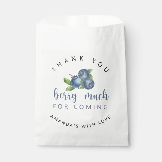 Hartelijk dank aan Berry Bedankzakje (Voorkant)