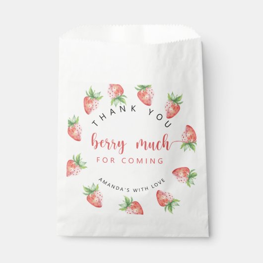 Hartelijk dank aan Berry Bedankzakje (Voorkant)