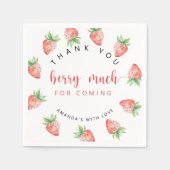 Hartelijk dank aan Berry Servet (Voorkant)