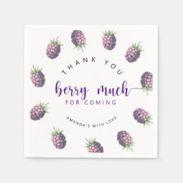 Hartelijk dank aan Berry Servet