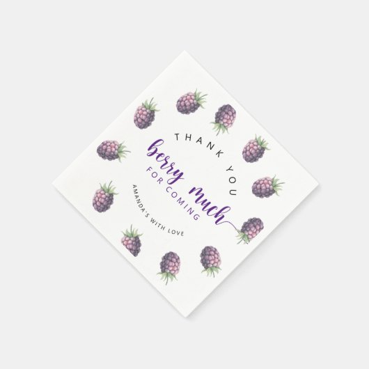 Hartelijk dank aan Berry Servet (Hoek)