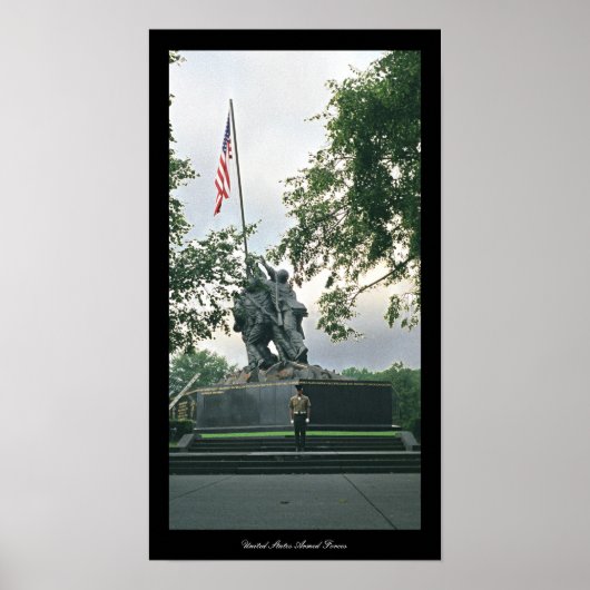 Hartelijk dank aan de Amerikaanse strijdkrachten Poster (Voorkant)