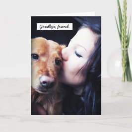 Hartelijk dank aan de dierenarts voor de regenboog bedankkaart