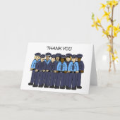 Hartelijk dank aan de politie kaart (Gele Bloem)