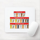 Hartelijk dank aan de Wonderful Veterinarian Muismat (Met muis)