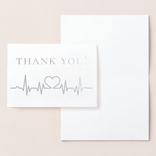 Hartelijk dank aan het personeel van de gezondheid folie kaarten (Display)