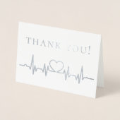 Hartelijk dank aan het personeel van de gezondheid folie kaarten (Voorkant)