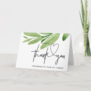 Hartelijk dank aan mijn collega van Bride Gift Bedankkaart