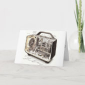 Hartelijk dank aan mijn man - radio bedankkaart (Voorkant)