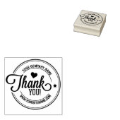 Hartelijk dank, Aangepast bedrijf en Site. Rubberstempel (Gestempeld)