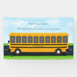 Hartelijk dank Aangepast schoolvak 10 Foto Spandoek