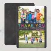 Hartelijk dank, aangepaste fotokaart bedankkaart (Voorkant / Achterkant)