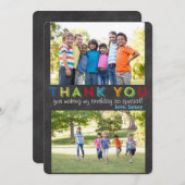 Hartelijk dank, aangepaste fotokaart bedankkaart (Voorkant / Achterkant)