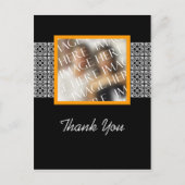 Hartelijk dank Aangepaste fotowedloop Briefkaart (Voorkant)