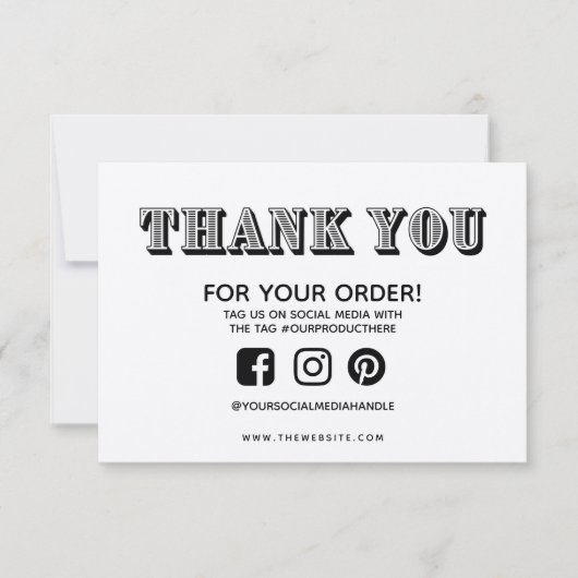 Hartelijk dank,  aangepaste media invoegen (Voorkant)