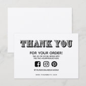 Hartelijk dank,  aangepaste media invoegen (Voorkant / Achterkant)