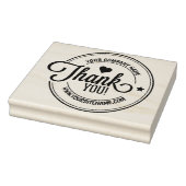Hartelijk dank, aangepaste zaken en site, groot rubberstempel (Stempel)