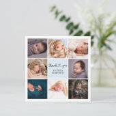 Hartelijk dank, aankondiging van de foto van het h (Staand voorkant)