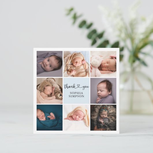 Hartelijk dank, aankondiging van de foto van het h (Staand voorkant)