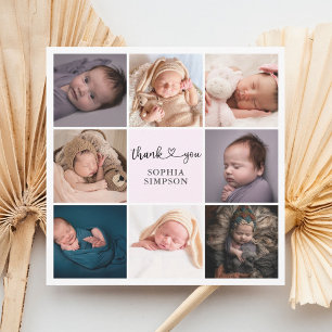 Hartelijk dank, aankondiging van de foto van het h