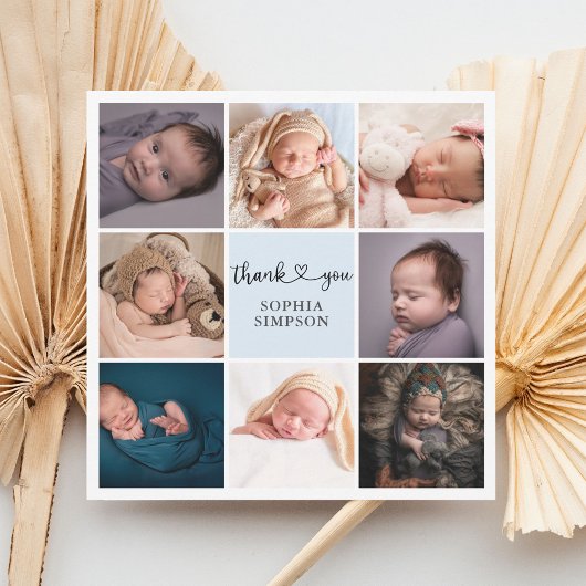 Hartelijk dank, aankondiging van de foto van het h