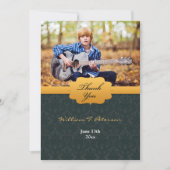 Hartelijk dank Afstuderen Foto Bedankkaart (Voorkant)