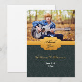 Hartelijk dank Afstuderen Foto Bedankkaart (Voorkant / Achterkant)