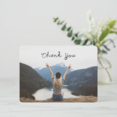 Hartelijk dank Afstuderen Foto Kaart (Staand voorkant)