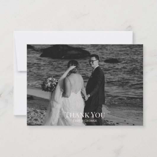 Hartelijk dank: Anemone & Blue delphinium Bedankkaart (Voorkant)