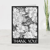 Hartelijk dank Art Kaart Wildflower Aangepast Wens (Voorkant)