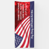 Hartelijk dank, artsen, verpleegkundigen, personee spandoek (Verticaal)