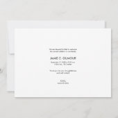 Hartelijk dank Baby Foto geboortebekendmaking Bedankkaart (Achterkant)