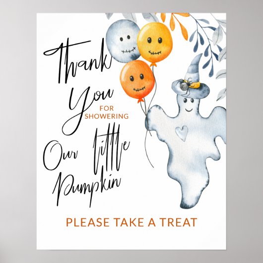 Hartelijk dank, Baby shower voor Poster (Voorkant)