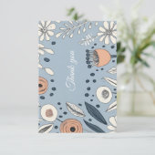 Hartelijk dank bedankkaart (Staand voorkant)