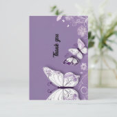 Hartelijk dank bedankkaart (Staand voorkant)