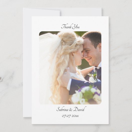 Hartelijk dank bedankkaart (Voorkant)