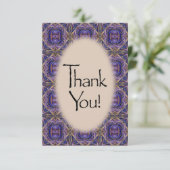 Hartelijk dank bedankkaart (Staand voorkant)