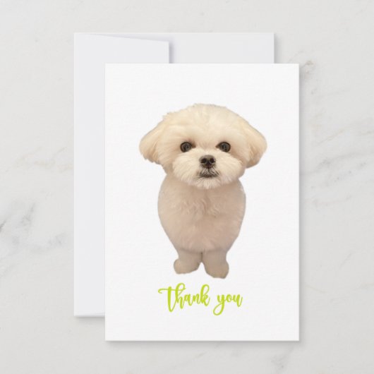 Hartelijk dank bedankkaart (Voorkant)