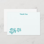 Hartelijk dank bedankkaart (Voorkant / Achterkant)