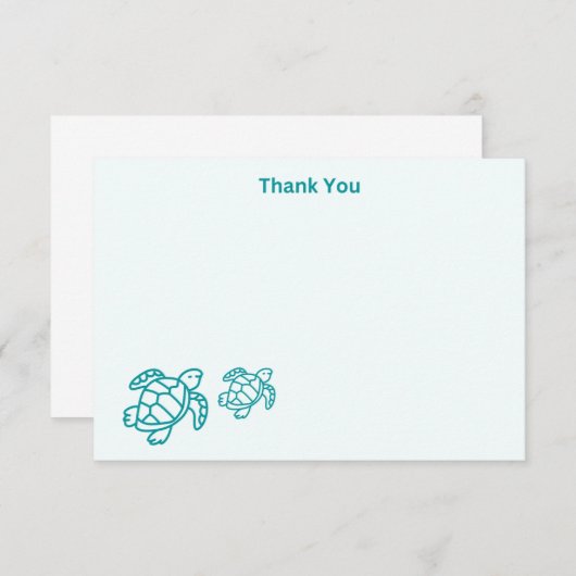 Hartelijk dank bedankkaart (Voorkant / Achterkant)