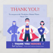 Hartelijk dank bedankkaart (Voorkant / Achterkant)