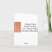 Hartelijk dank bedankkaart (Achterkant)