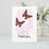 Hartelijk dank bedankkaart (Staand voorkant)