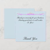 Hartelijk dank bedankkaart (Voorkant / Achterkant)