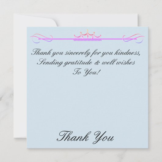 Hartelijk dank bedankkaart (Voorkant)