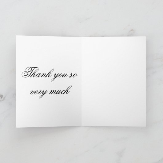 Hartelijk dank bedankkaart (Binnen)